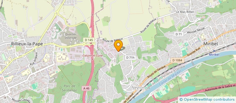 localisation de l'entreprise MADAME CORINNE BILLANT  NEYRON