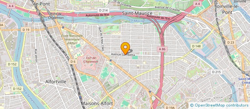 localisation de l'entreprise MADAME CORINNE BILLON à MAISONS-ALFORT