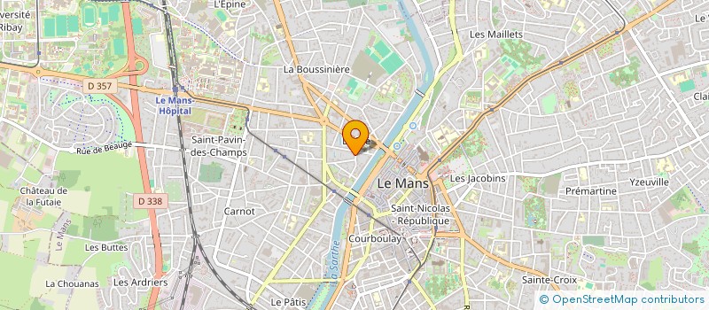 localisation de l'entreprise MADAME CORINNE BIRER à LE MANS