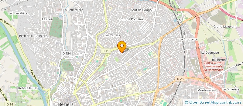 localisation de l'entreprise MADAME CORINNE BITON à BEZIERS