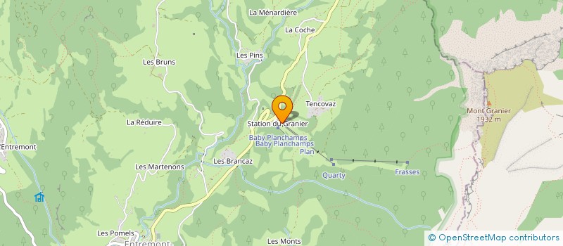 localisation de l'entreprise MADAME CORINNE BLANC à SAINT PIERRE D'ENTREMONT