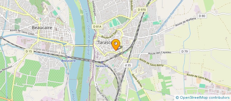 localisation de l'entreprise MADAME CORINNE BLANC  TARASCON