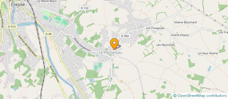 localisation de l'entreprise MADAME CORINNE BLANCHARD à LE PECHEREAU