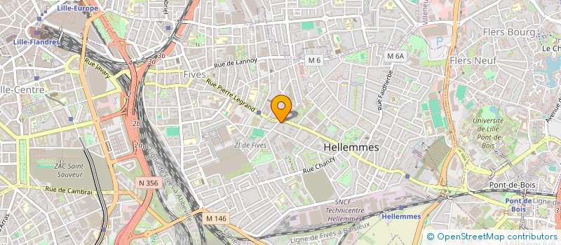 localisation de l'entreprise MADAME CORINNE BLERVAQUE à LILLE