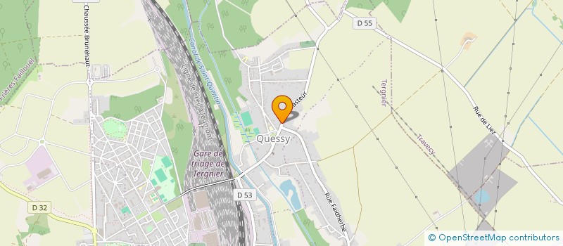 localisation de l'entreprise MADAME CORINNE BOCAGE  TERGNIER