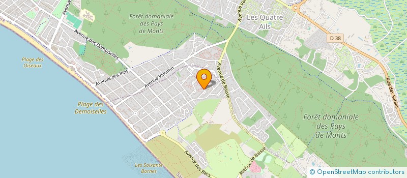 localisation de l'entreprise MADAME CORINNE BODINIER  SAINT-HILAIRE-DE-RIEZ