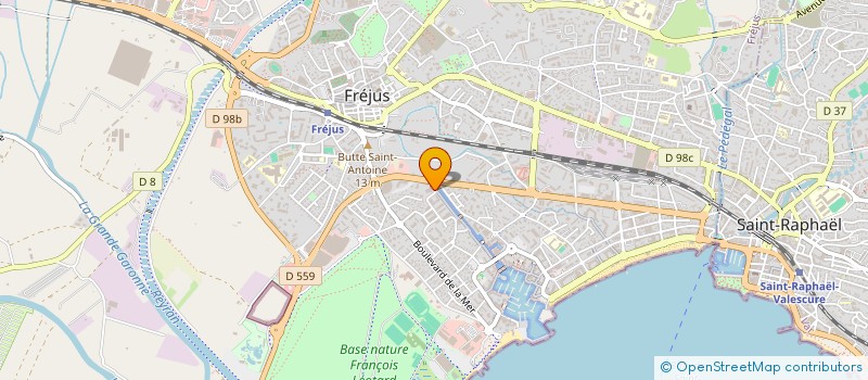 localisation de l'entreprise MADAME CORINNE BOIN à FREJUS