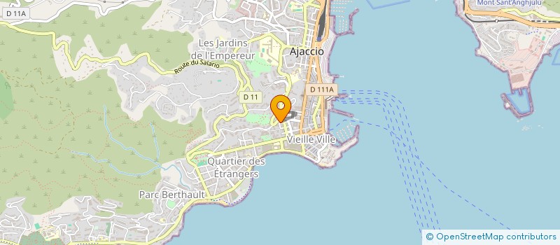 localisation de l'entreprise MADAME CORINNE BOIN  AJACCIO