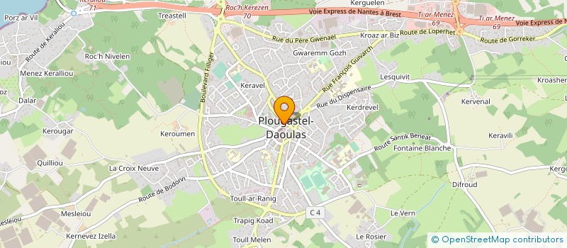 localisation de l'entreprise MADAME CORINNE BOISSIER à PLOUGASTEL-DAOULAS