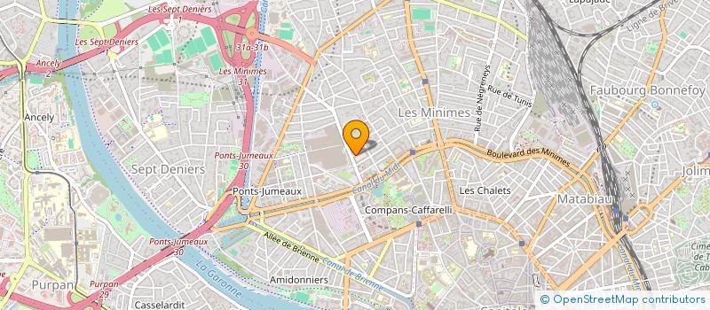 localisation de l'entreprise MADAME CORINNE BOJADOS  TOULOUSE