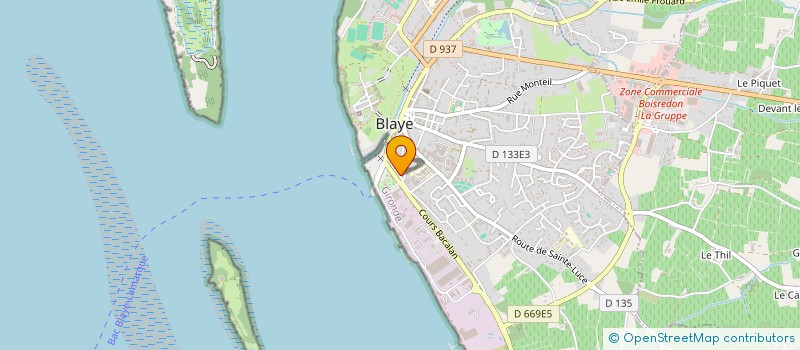 localisation de l'entreprise MADAME CORINNE BOMMARD à BLAYE