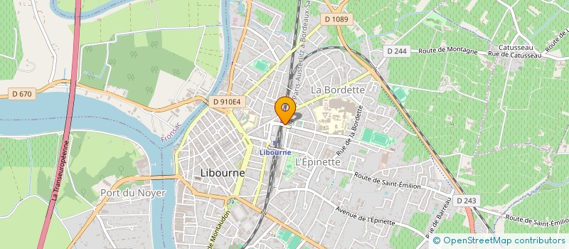 localisation de l'entreprise MADAME CORINNE BONARDI à LIBOURNE