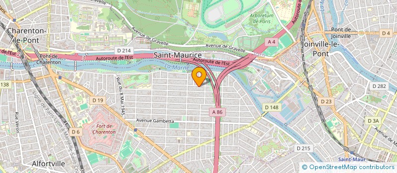localisation de l'entreprise MADAME CORINNE BONIFAI à MAISONS-ALFORT