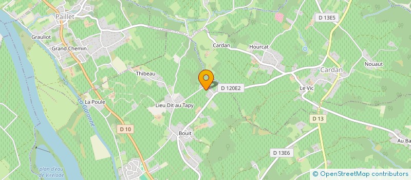 localisation de l'entreprise MADAME CORINNE BONIN à RIONS