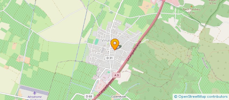 localisation de l'entreprise MADAME CORINNE BONIN  VINASSAN