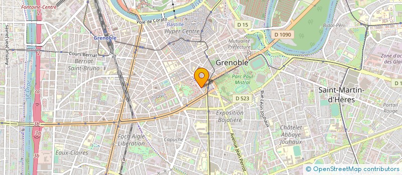 localisation de l'entreprise MADAME CORINNE BONNEAU à GRENOBLE