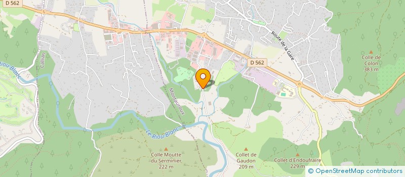 localisation de l'entreprise MADAME CORINNE BORDO  MONTAUROUX