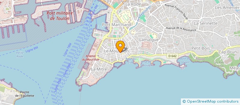 localisation de l'entreprise MADAME CORINNE BOREL  TOULON