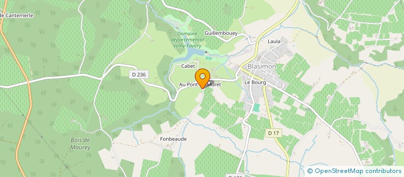 localisation de l'entreprise MADAME CORINNE BOSC  BLASIMON