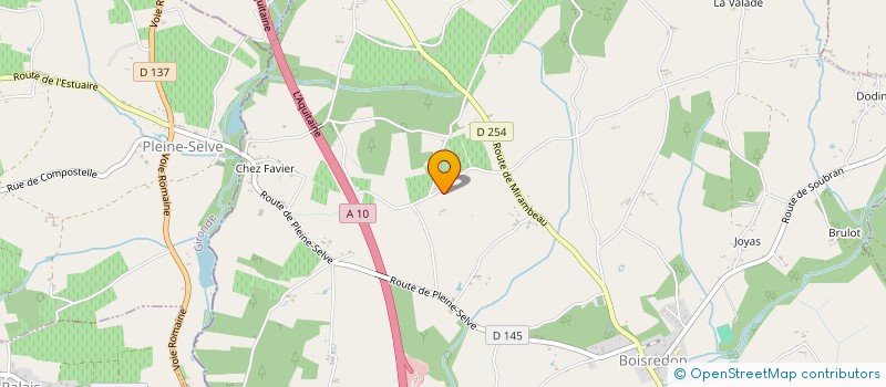 localisation de l'entreprise MADAME CORINNE BOSSY  BOISREDON