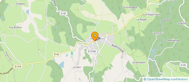 localisation de l'entreprise MADAME CORINNE BOUCHE  AUGEROLLES