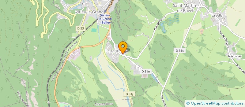 localisation de l'entreprise MADAME CORINNE BOUCHISSE à VIRIEU-LE-GRAND