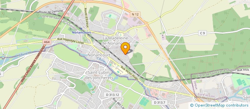 localisation de l'entreprise MADAME CORINNE BOUGEAULT  NONANCOURT