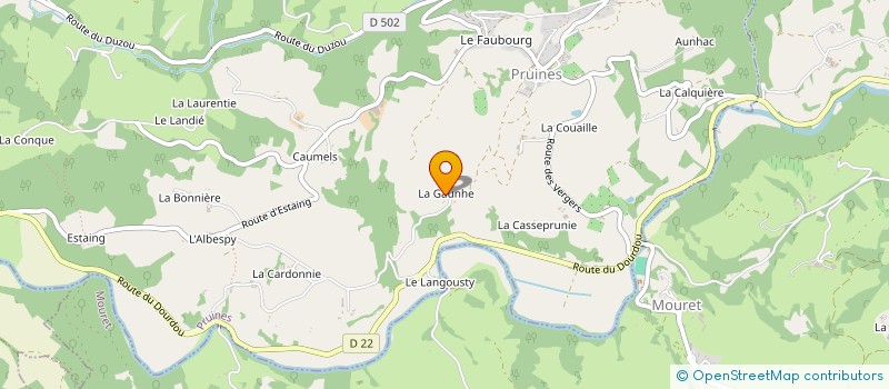localisation de l'entreprise MADAME CORINNE BOULOC à PRUINES