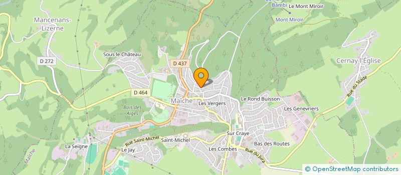 localisation de l'entreprise MADAME CORINNE BOUQUET  MAICHE