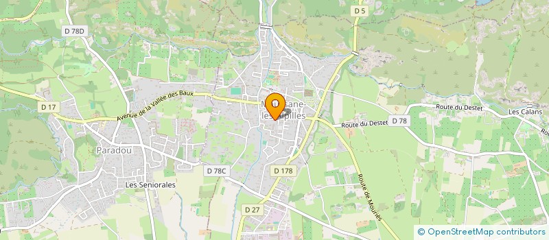 localisation de l'entreprise MADAME CORINNE BOUQUET à MAUSSANE-LES-ALPILLES