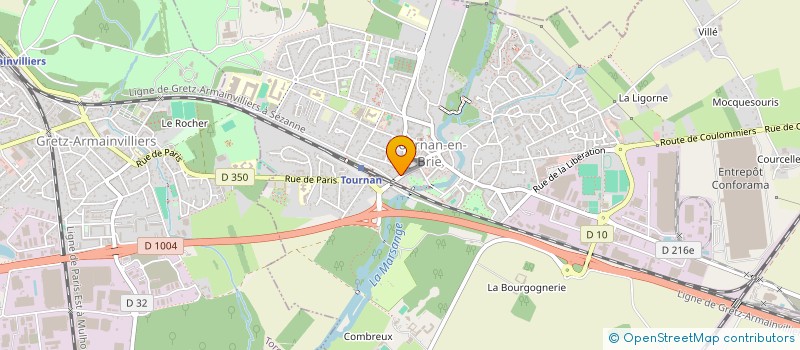localisation de l'entreprise MADAME CORINNE BOURDE à GRETZ-ARMAINVILLIERS