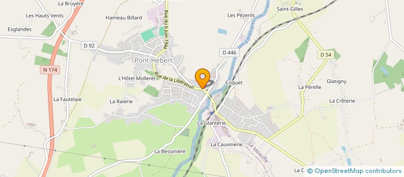 localisation de l'entreprise MADAME CORINNE BOURGOGNE  PONT-HEBERT