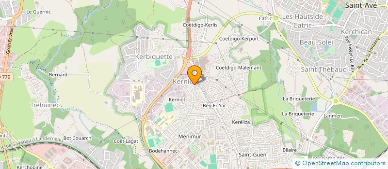 localisation de l'entreprise MADAME CORINNE BOURREAU à VANNES