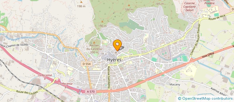 localisation de l'entreprise MADAME CORINNE BOURSIN  HYERES