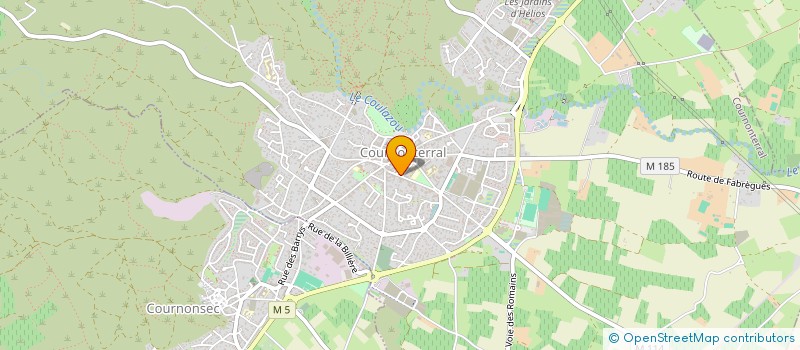 localisation de l'entreprise MADAME CORINNE BOUSQUET  COURNONTERRAL