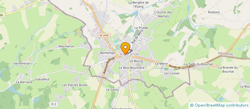 localisation de l'entreprise MADAME CORINNE BOUTAUD à AIGURANDE