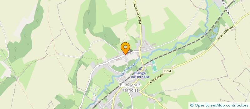 localisation de l'entreprise MADAME CORINNE BOUTTE  BLANGY-SUR-TERNOISE