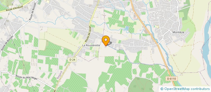 localisation de l'entreprise MADAME CORINNE BOYER  RIBAUTE-LES-TAVERNES