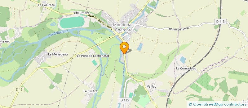 localisation de l'entreprise MADAME CORINNE BRAUD à MONTIGNAC-CHARENTE