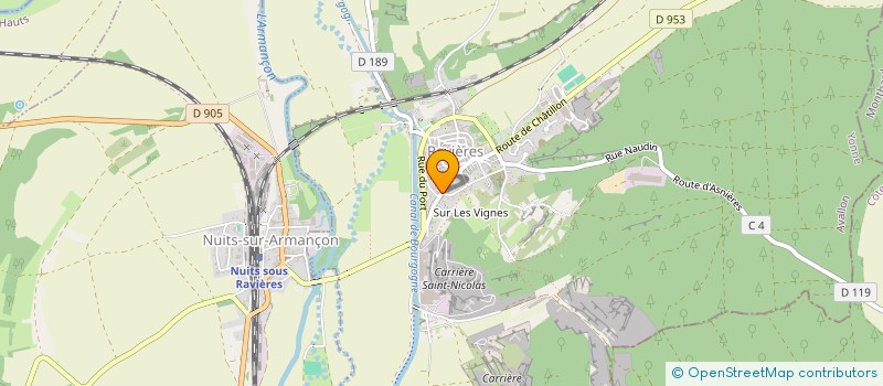 localisation de l'entreprise MADAME CORINNE BRAUT  RAVIERES