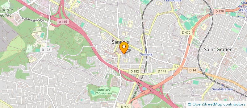 localisation de l'entreprise MADAME CORINNE BRAVO  SANNOIS