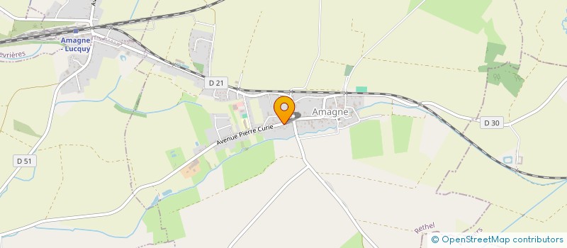 localisation de l'entreprise MADAME CORINNE BRION  AMAGNE