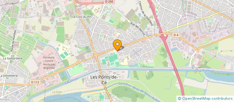 localisation de l'entreprise MADAME CORINNE BRISSET à LES PONTS-DE-CE
