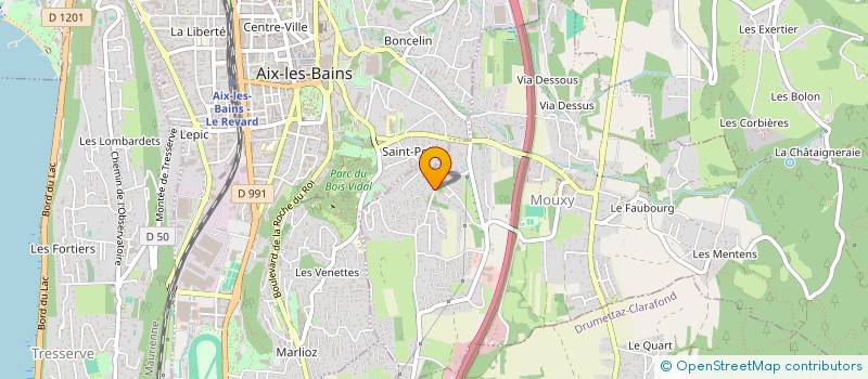 localisation de l'entreprise MADAME CORINNE BROCQUET  MOUXY