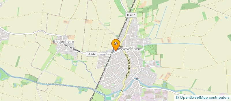 localisation de l'entreprise MADAME CORINNE BRUIS  WEYERSHEIM