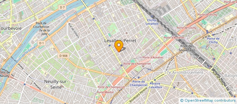 localisation de l'entreprise MADAME CORINNE BRULE à LEVALLOIS-PERRET