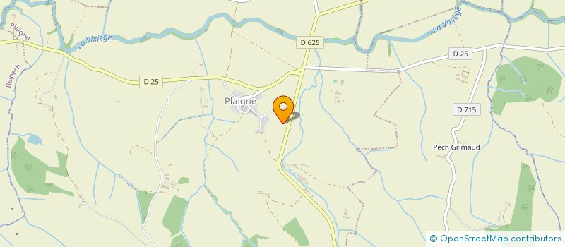 localisation de l'entreprise MADAME CORINNE BRUNERO  PLAIGNE