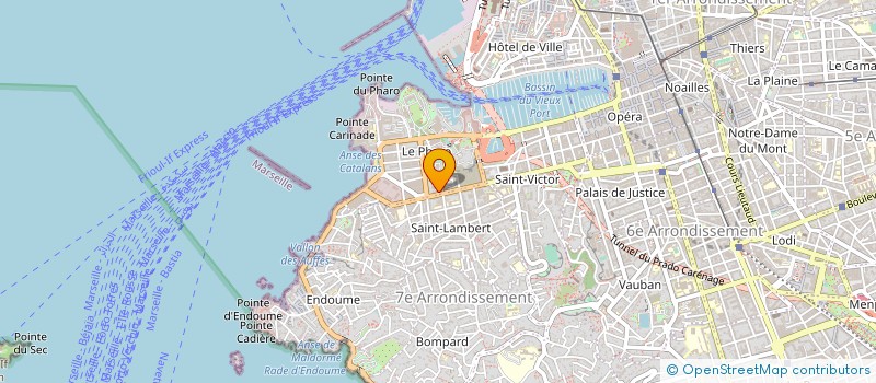 localisation de l'entreprise MADAME CORINNE BRUYERE à MARSEILLE