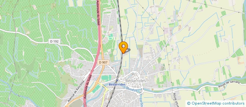 localisation de l'entreprise MADAME CORINNE BUREAU  BEDARRIDES