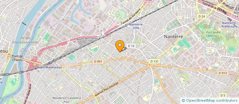 localisation de l'entreprise MADAME CORINNE BURET  NANTERRE